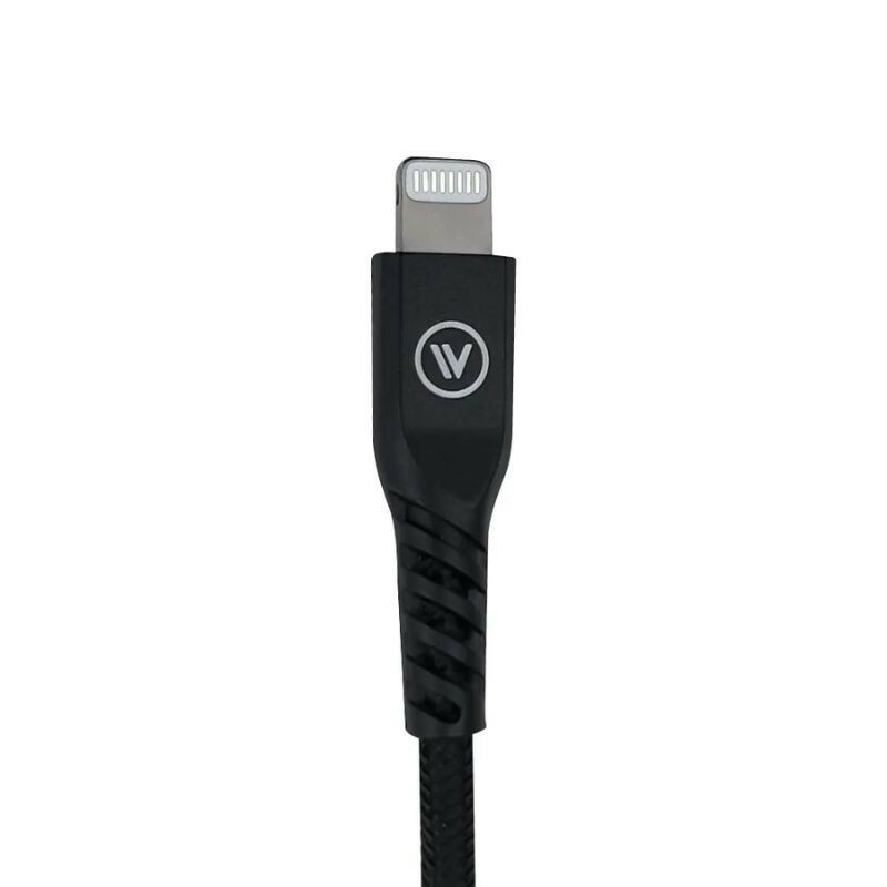 CABO IWILL LIGHTNING X USB 1,2MT 1179-CABLE STRONG MFI BK PRETO