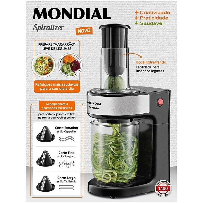 CORTADOR MONDIAL ELETRICO ESPIRAL CS-01 127V      