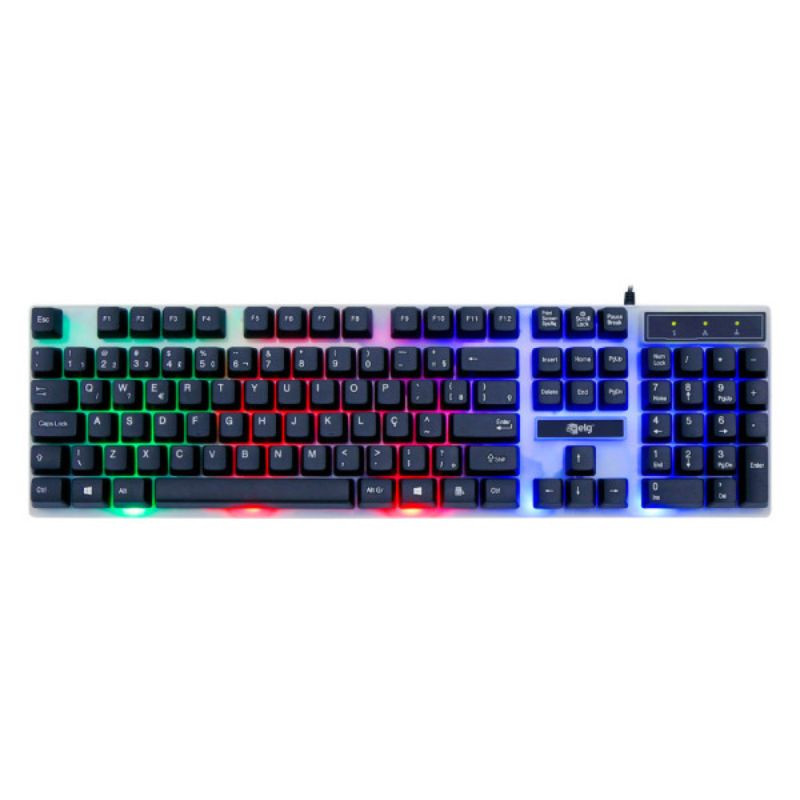 COMBO ELG GAMER CANOPUS 4 EM 1 FONE+MOUSE+TECLADO+MOUSE PAD RGB CGCS41