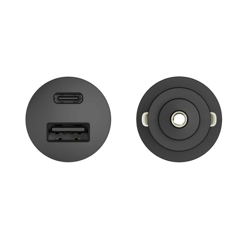 CARREGADOR VEICULAR MOTOROLA TURBO POWER USB/USB-C 45W DUO PRETO