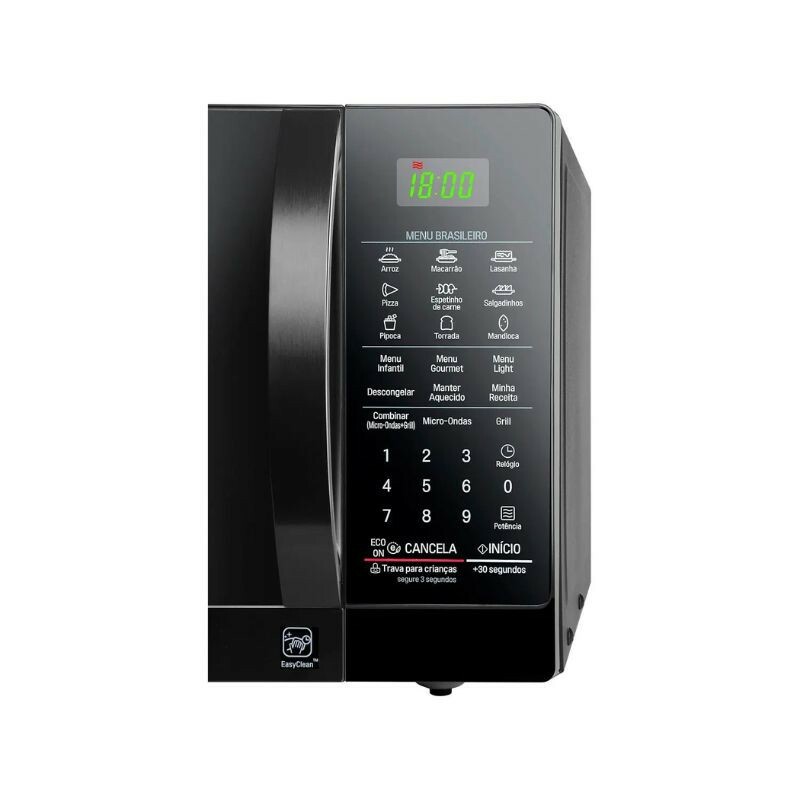 MICRO-ONDAS LG 30L GRILL MH-7097AT 127V PRETO