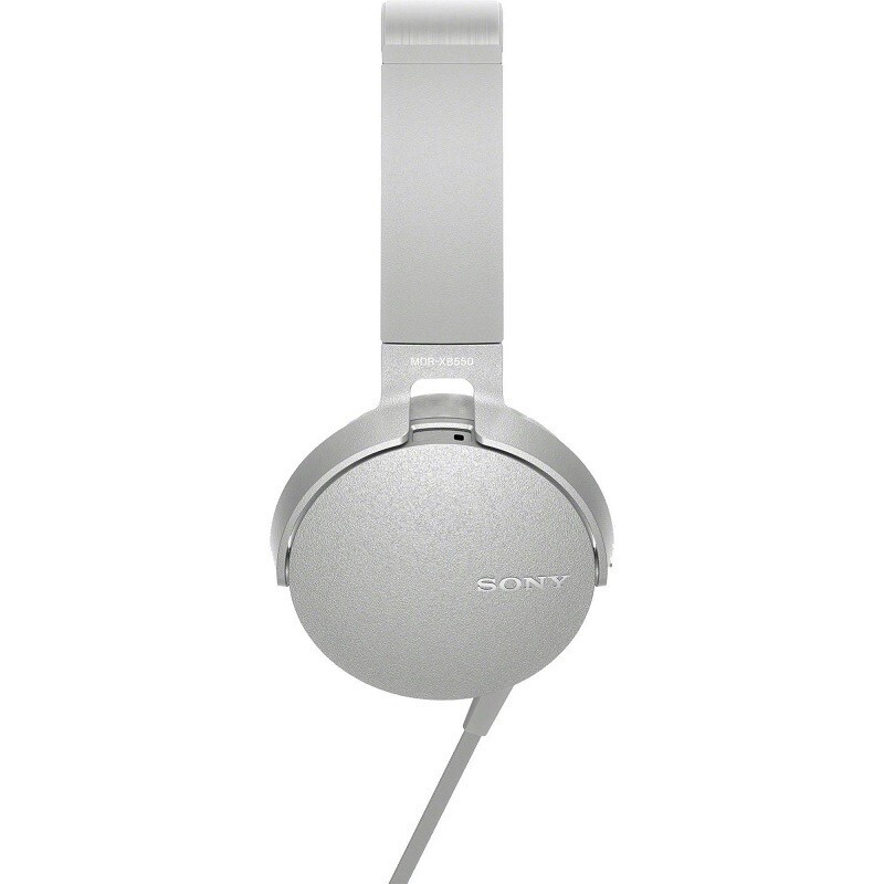 FONE SONY MDR-XB550AP/W C/MICROFONE BRANCO        