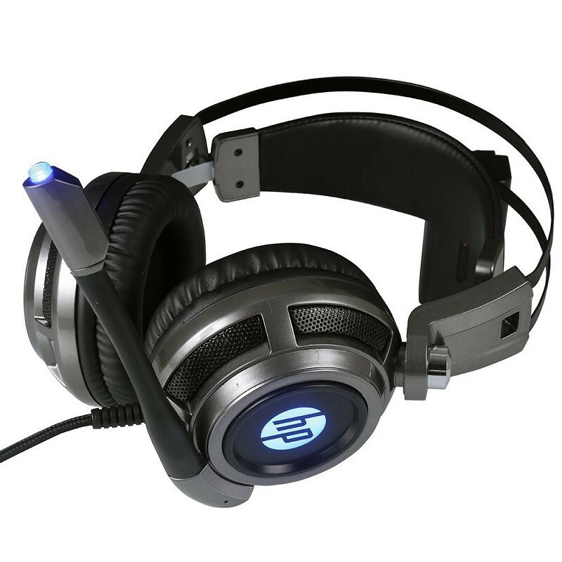 FONE HP GAMER HEADSET H200 LED C/MICROF.P2+USB PT 