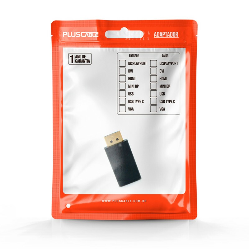 ADAPTADOR PLUSCABLE  HDMI  F/DP M  ADP103BK