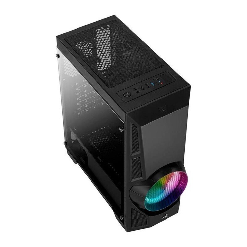 GABINETE AEROCOOL ATX AERO ENGINE RGB PRETO       