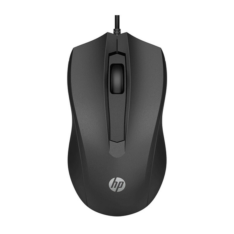 MOUSE HP USB 100 PRETO                            