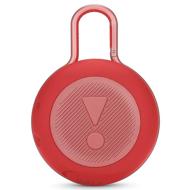 CAIXA DE SOM JBL CLIP 3 BLUETOOTH VERMELHA        