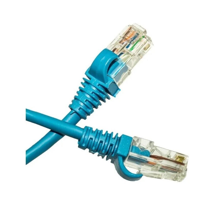PATCH CORD SOHOPLUS CAT.5E  5MTS AZUL CLARO       
