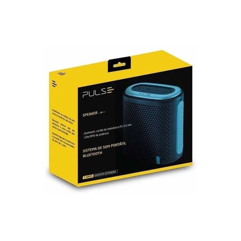 CAIXA DE SOM MULTILASER 10W PULSE MINI BLUET.SP237