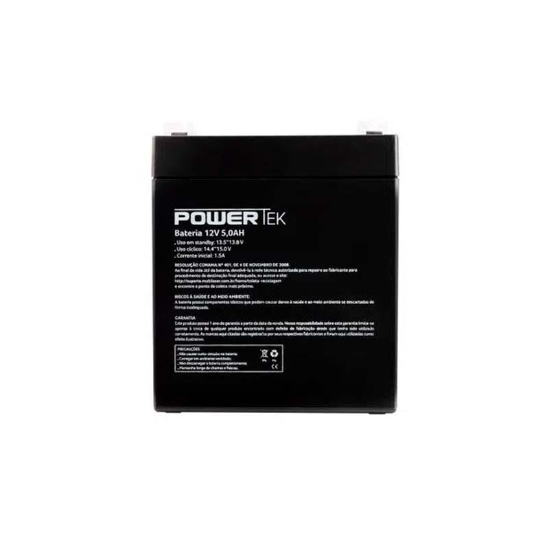 BATERIA  P/NOBREAK POWERTEK 12V 5AH EN010         