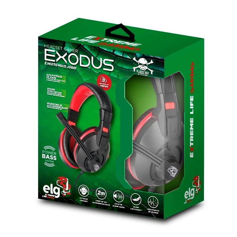 FONE ELG GAMER HEADSET EXODUS HGEX                