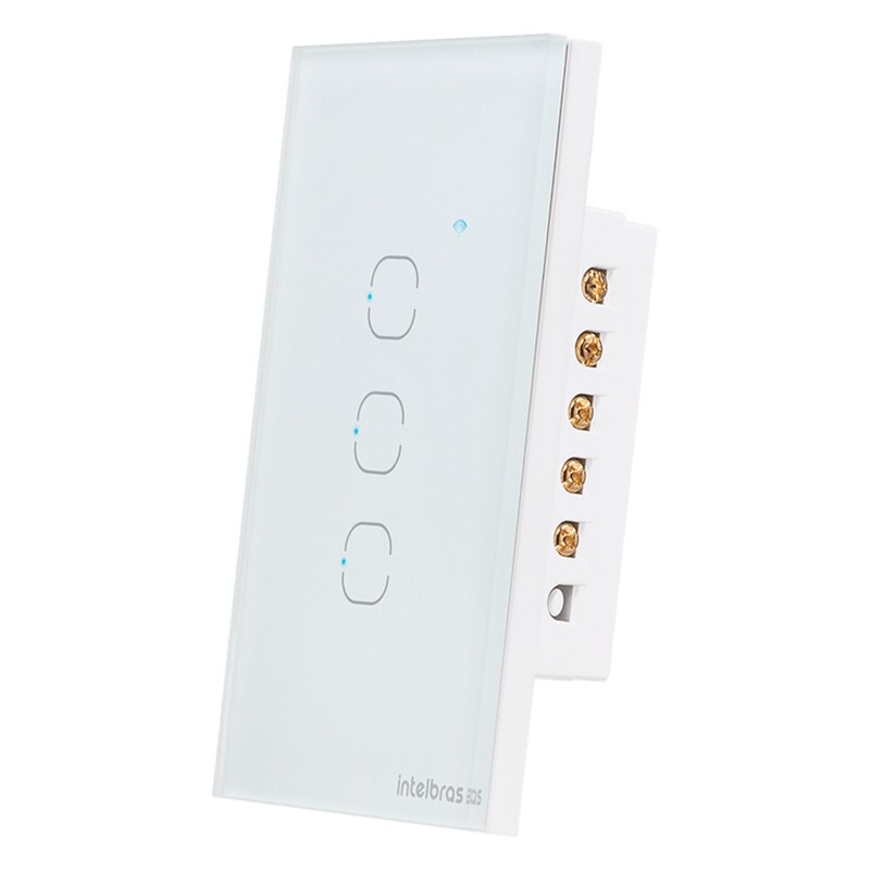 INTERRUPTOR INTELBRAS SMART WIFI TOUCH 3EWS 1003BR