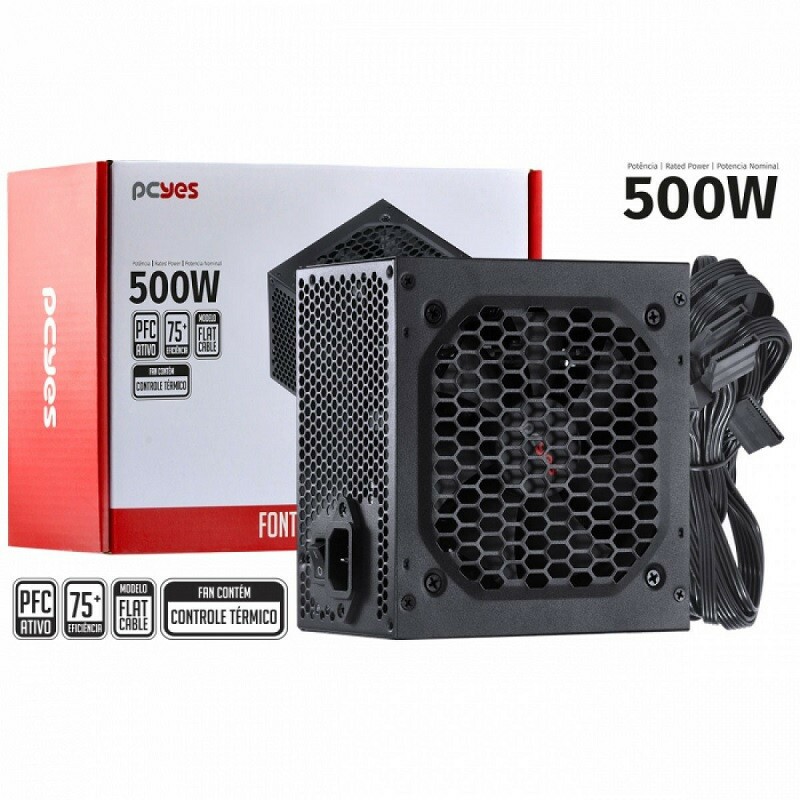 FONTE ATX SPARK PCYES 500W PXSP500WPT S/CABO      