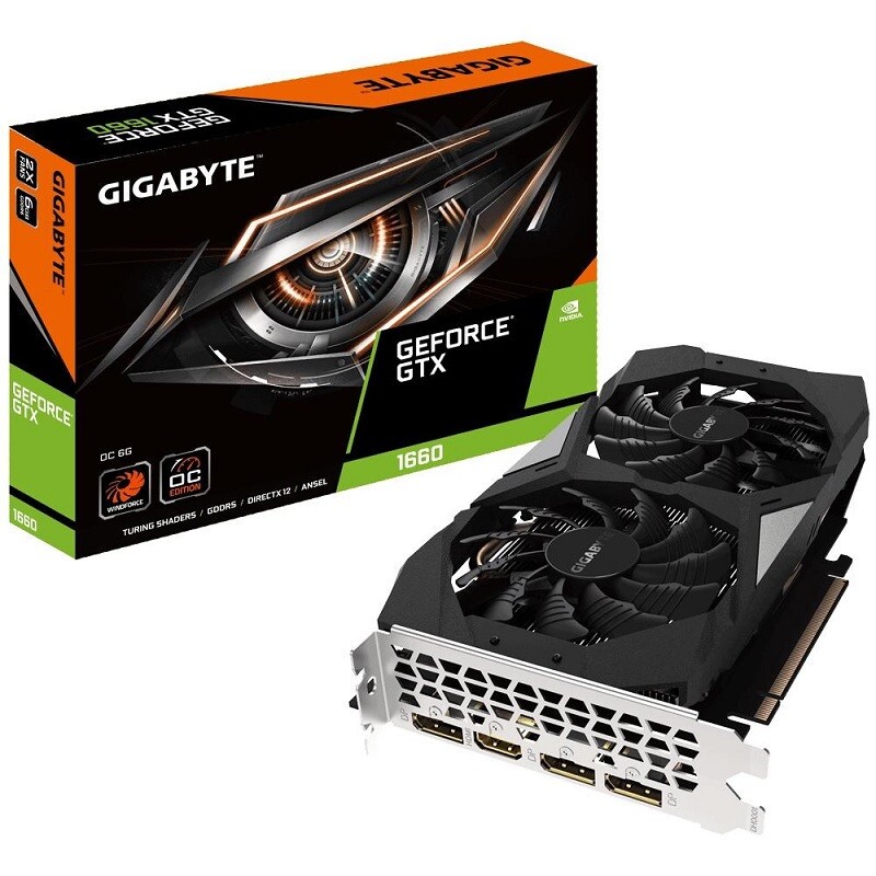 PLACA DE VIDEO PCI-EX GIGABYTE NVIDIA GEFOR.GTX 1660 6GB DDR5 