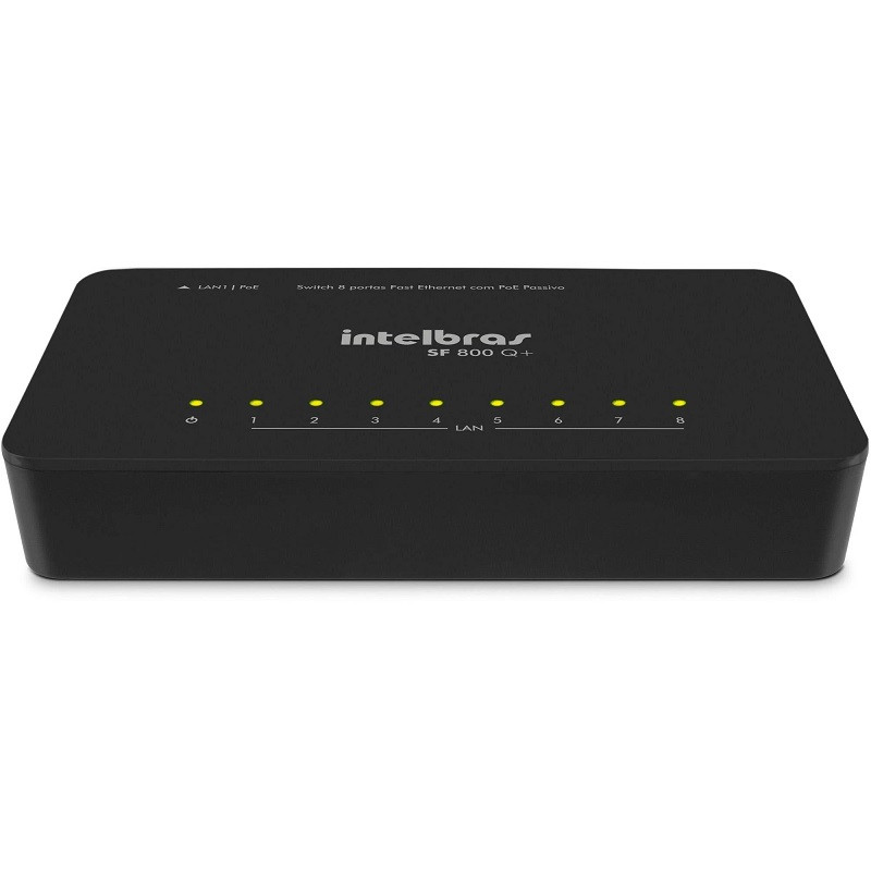 SWITCH INTELBRAS 08P FAST 10/100MBPS SF800Q+