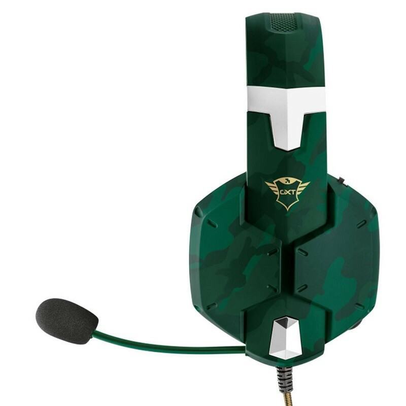 FONE TRUST GAMER GXT 322C CARUS T20865 VERDE/CAMUF