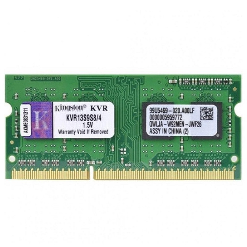 MEMORIA PARA NOTEBOOK 4GB DDR3/1333MHZ - PC3 10600 KINGSTON