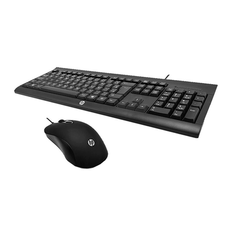 TECLADO+M. HP USB KM100 PRETO                     