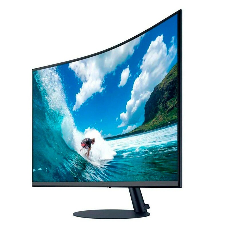 MONITOR SAMSUNG 32" FHD CURVO 75HZ LC32T550FDLXZD 