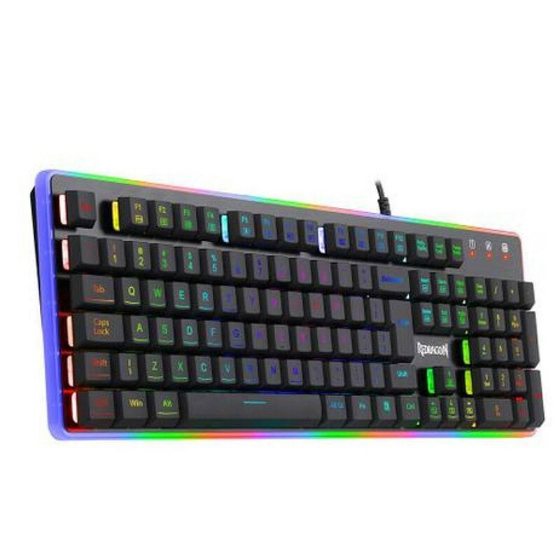 TECLADO REGRAGON GAMER MEMBRANA DYAUS 2RGB PT     