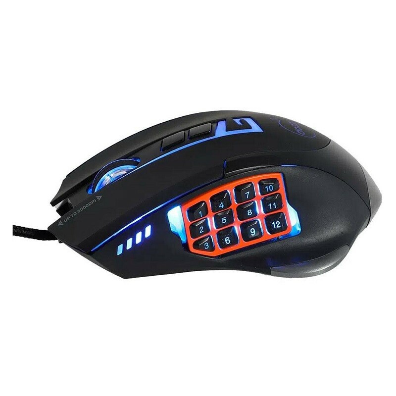 MOUSE DAZZ USB GAMER MOBA PRO 5000DPI             