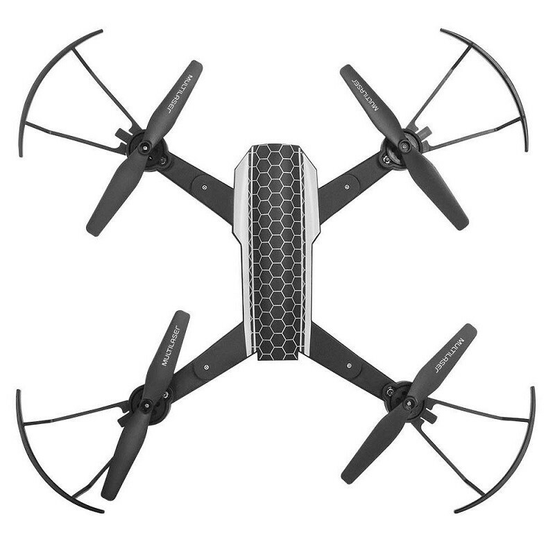 DRONE SHARK MULTILASER ES177 PRETO/CINZA          