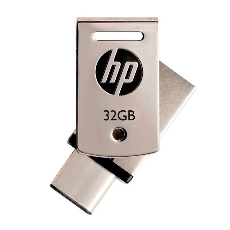PEN DRIVE 32GB HP 3.1+TIPO C X5000M               