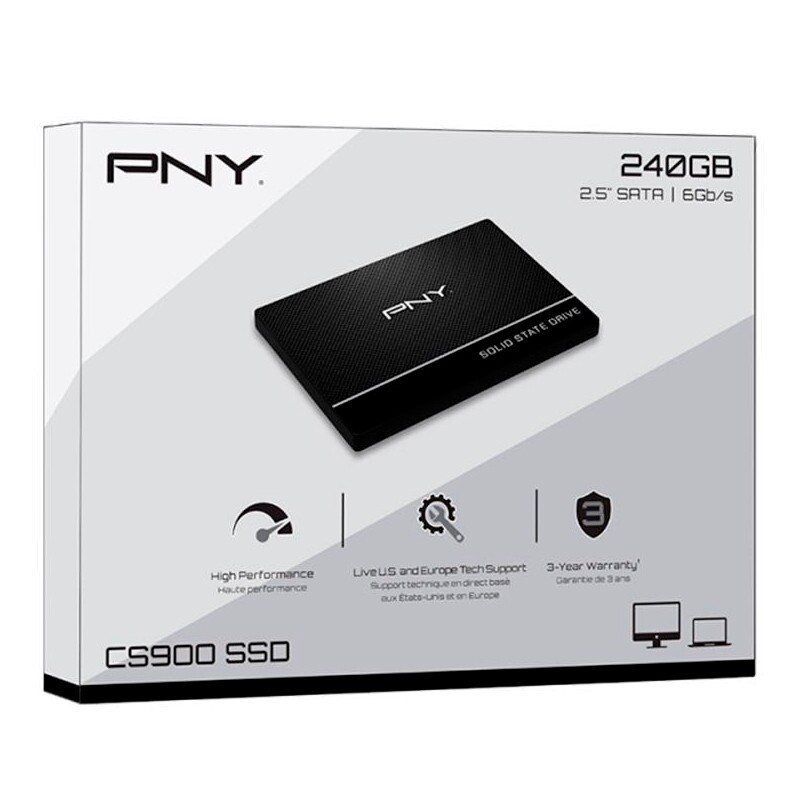 SSD 240GB PNY 535MB/S SSD7CS900-240-RB            