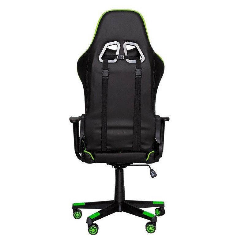 CADEIRA DAZZ GAMER PRIME-X 62000009 PT/VERDE      