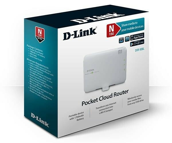 ROTEADOR D-LINK S/FIO N 150MBPS DIR-506L