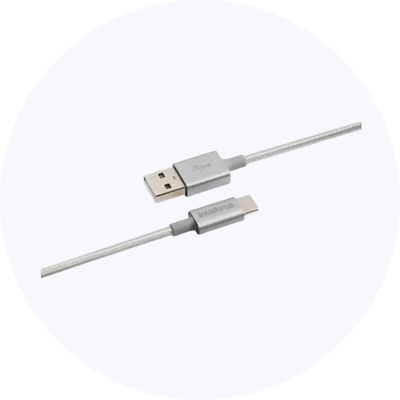 CABO INTELBRAS USB/USB-C 1,5 NYLON BC EUAC 15NB   