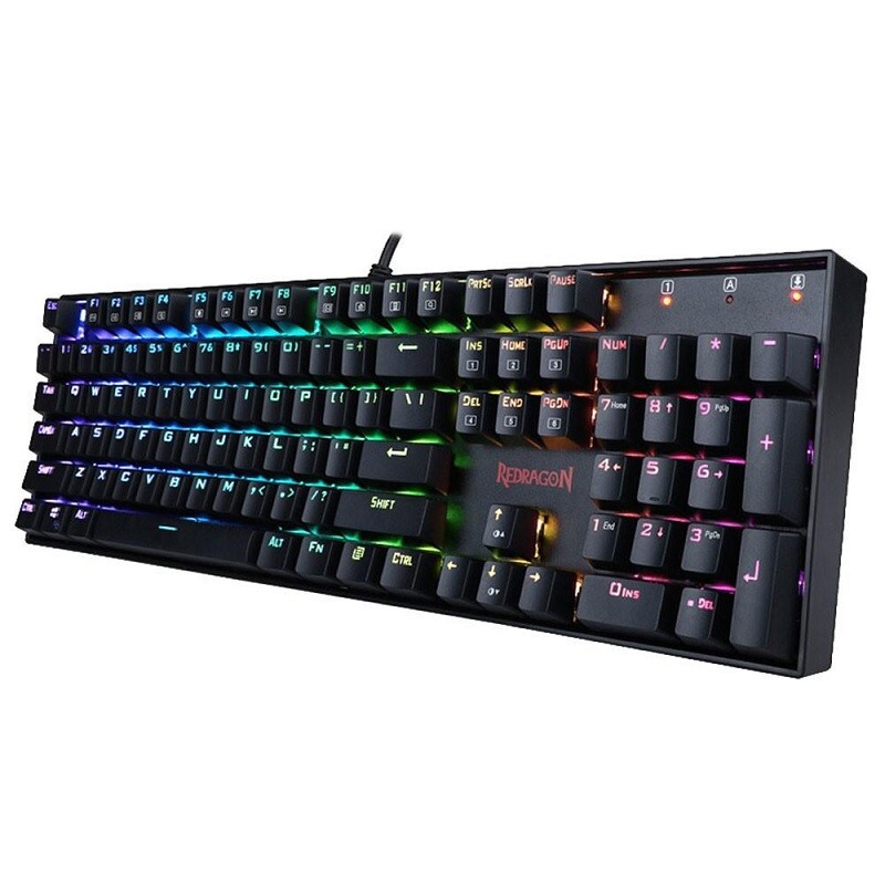 TECLADO REDRAGON GAMER MITRA MEC. RGB K551RGB-1   