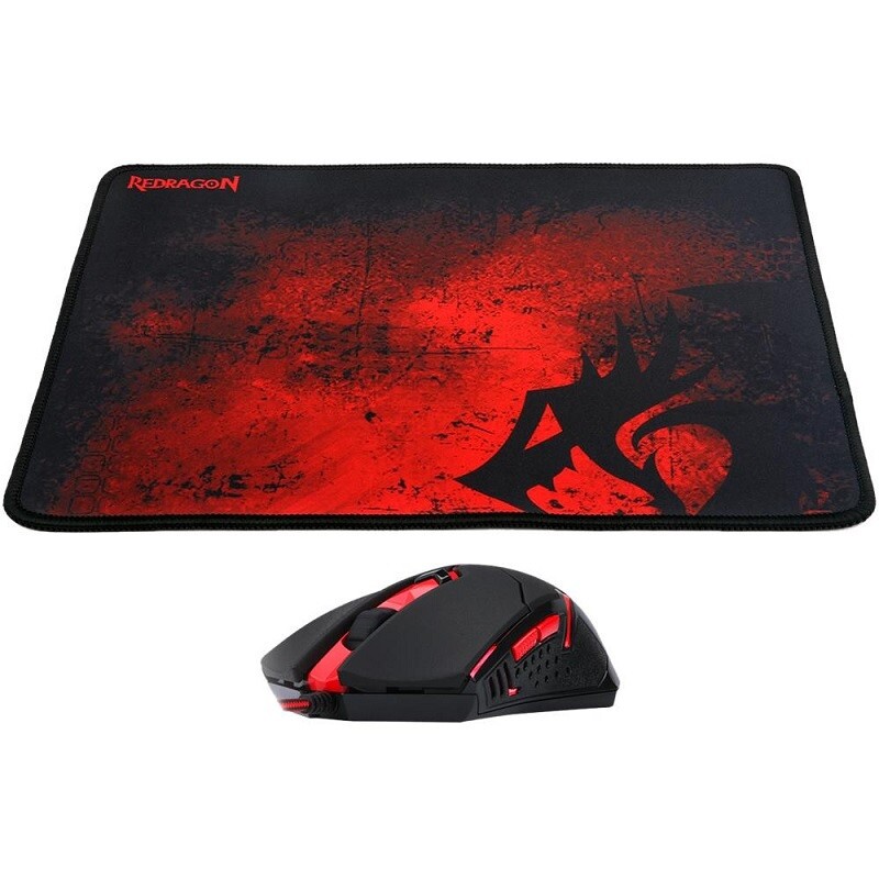 MOUSE+MOUSE PAD REDRAGON GAMER CENTROPORUS M601 BA