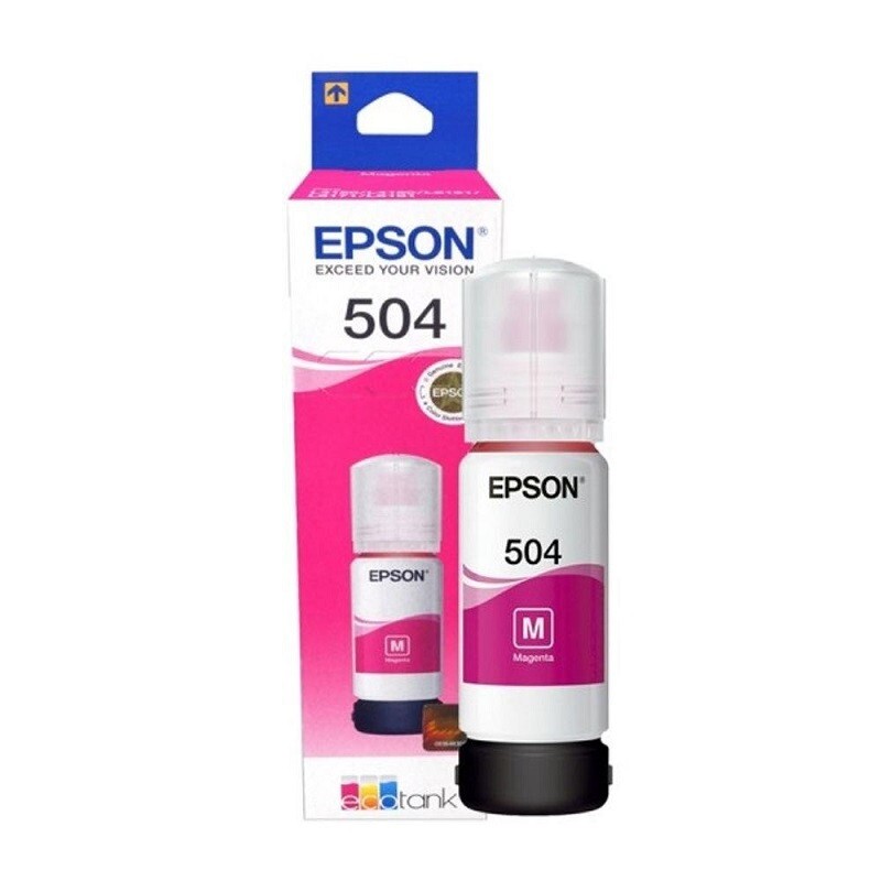 REFIL DE TINTA EPSON T504 MAGENTA - 70ML          