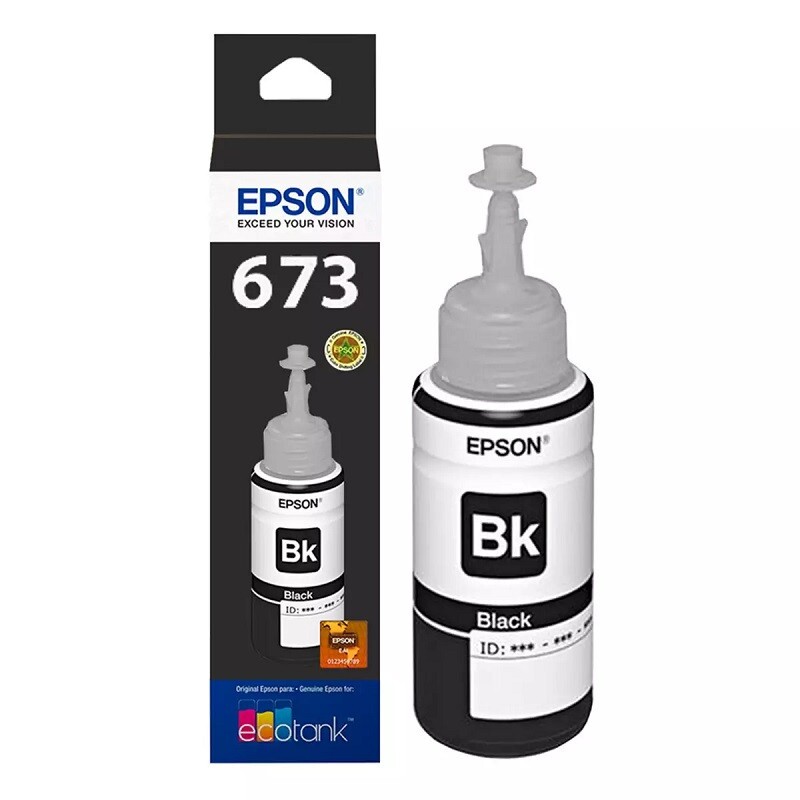 REFIL DE TINTA EPSON T673 PRETO - 70ML            