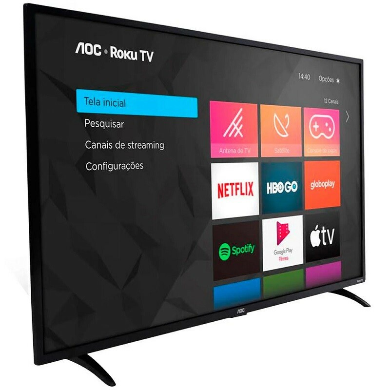 TV LED AOC HD ROKU TV 32" SMART 32S5195/78G PT    