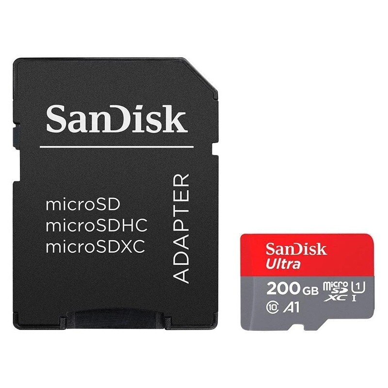 MEM.MICRO SD 200GB SANDISK ULTRA CL.10 120MB/S    