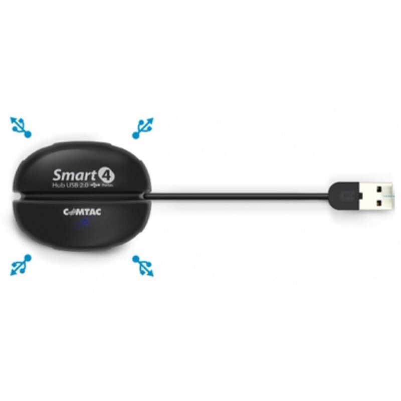 HUB USB COMTAC 2.0 4 PORTAS SMART 9198