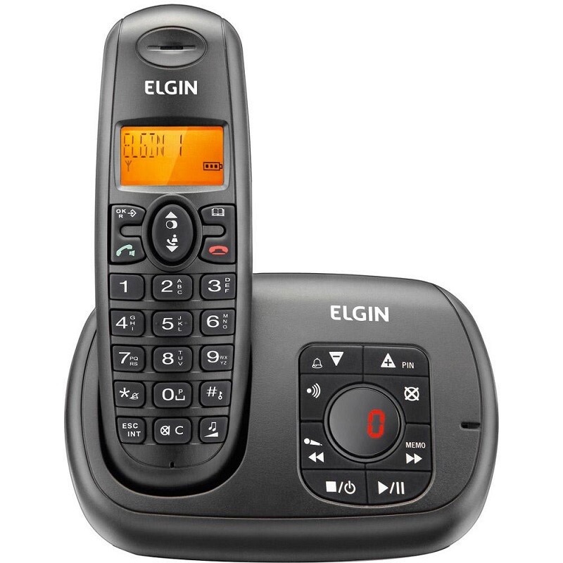 TELEFONE S/FIO ELGIN C/SECRET.ELETRO.TSF-700SE PRETO  