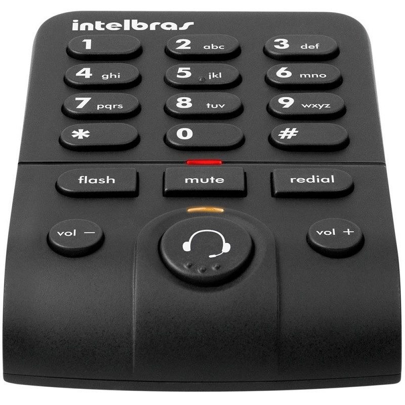 TELEFONE C/FONE INTELBRAS HEADSET HSB50 PRETO