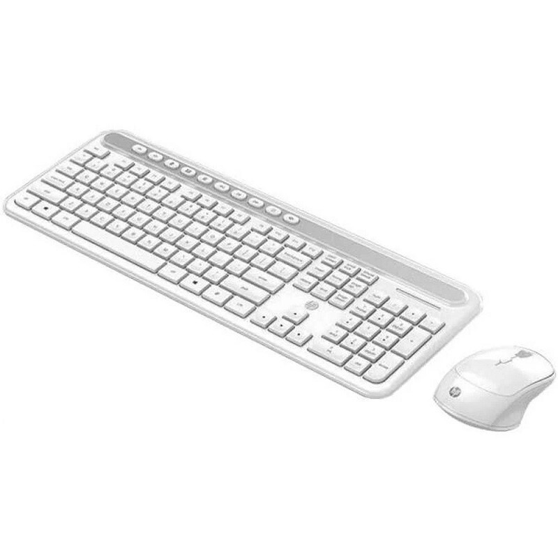 TECLADO +M HP USB S/FIO CS500 BRANCO              