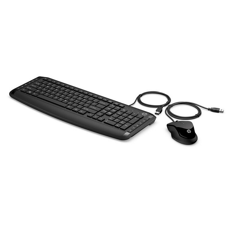 TECLADO + MOUSE HP USB PAVILION 200 PRETO             