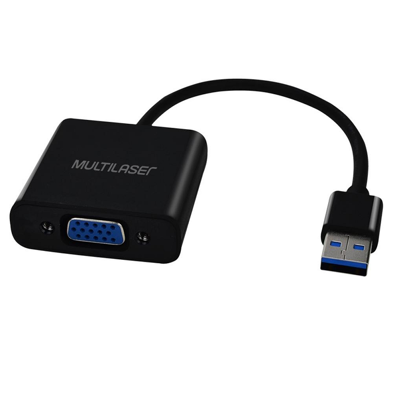 CONVERSOR MULTILASER USB MACHO X VGA FEMEA WI348