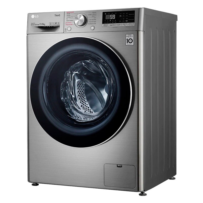 LAVA-SECA SMART LG 13KG VC4 CV5013EC4 127V PRATA  