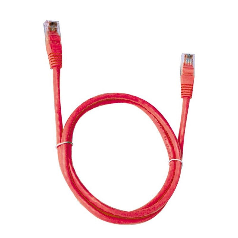 PATCH CORD SOHOPLUS CAT.6 10MTS T568A/B VERM      