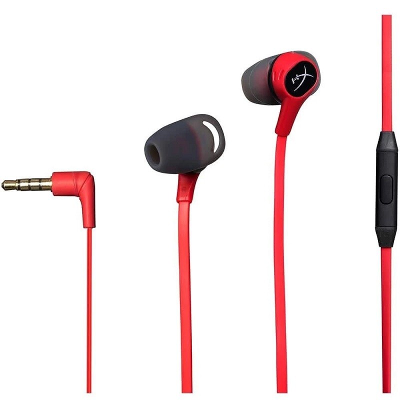 FONE HYPERX CLOUD EARBUDS HX-HSCEB-RD PT/VERMELHO 