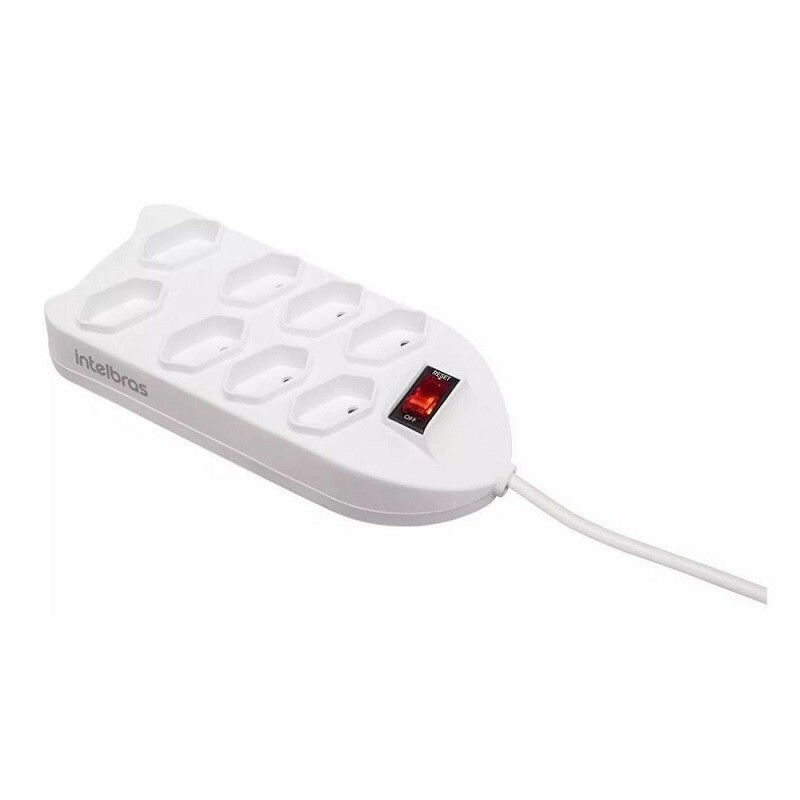 FILTRO DE LINHA INTELBRAS C/8 TOMADAS EPE1008+ BR