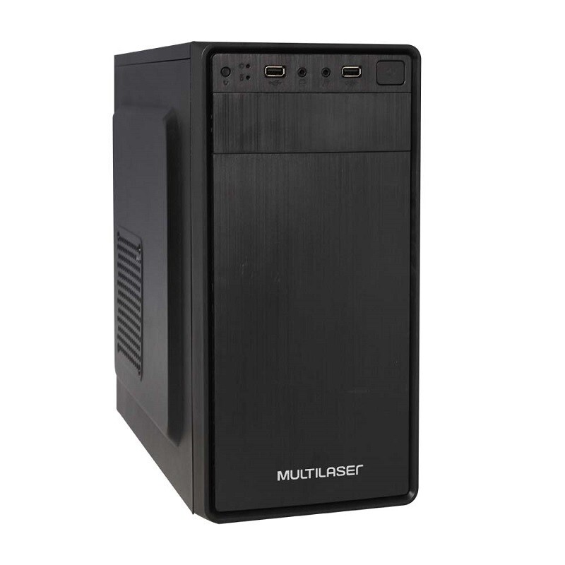 GABINETE MULTILASER 1BAIA C/FONTE 200W GA167 PT   