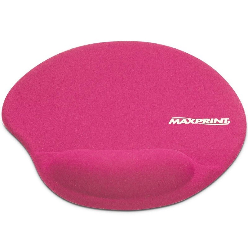 MOUSE PAD MAXPRINT APOIO GEL ROSA 60549-5