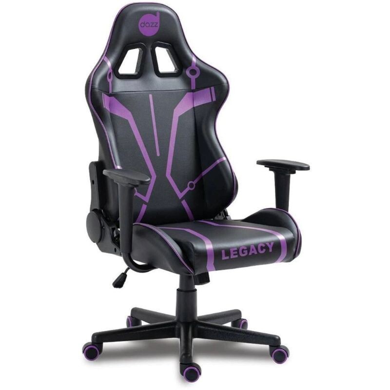 CADEIRA DAZZ GAMER LEGACY SERIES 62000143 PT/ROXO 